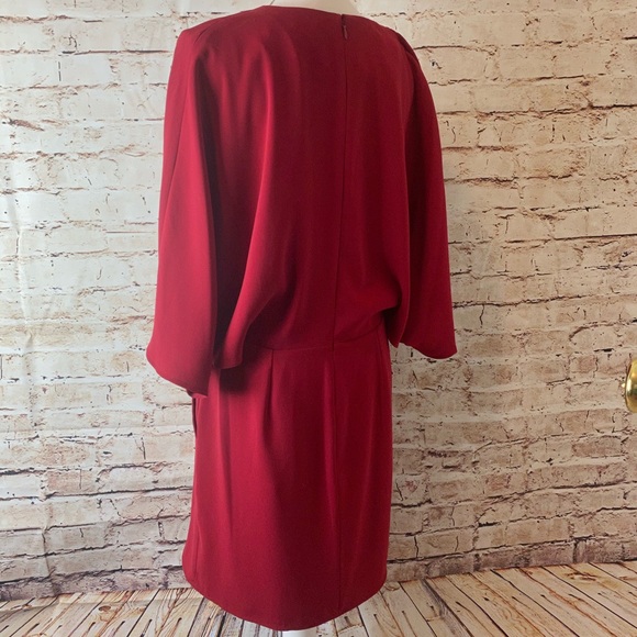 NWT Halston Heritage Drape Dolman A Line Dress - Picture 11 of 13